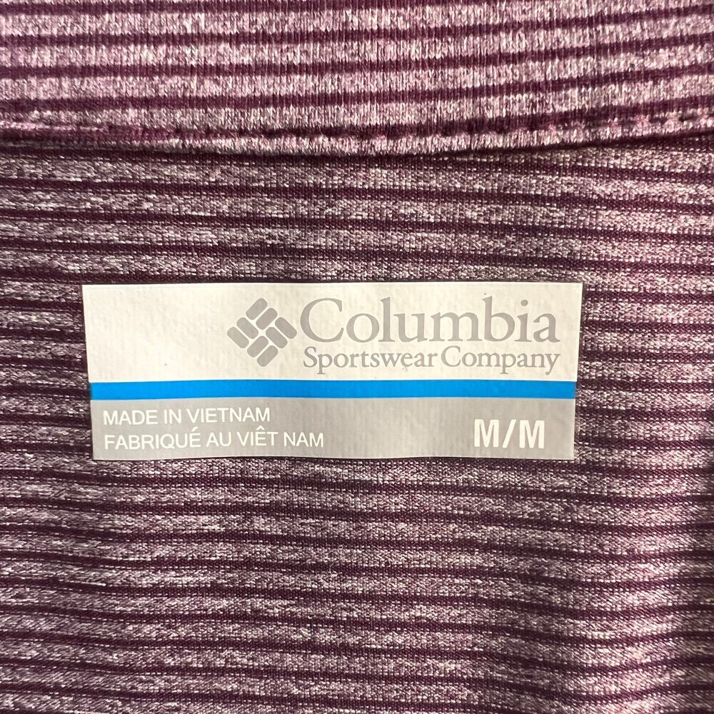 Columbia Omni-Wick Quarter Zip Athletic Pullover Purple Womens M - Picture 4 of 13